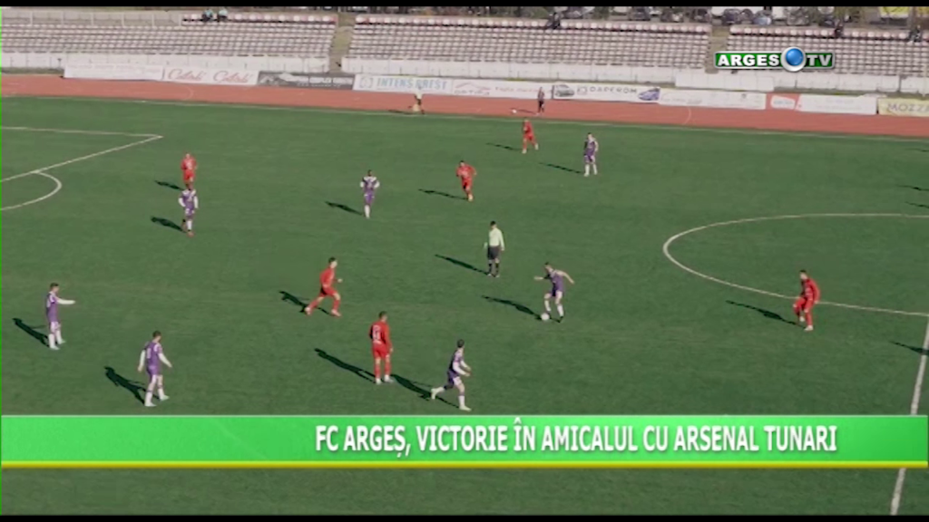 FC ARGES, VICTORIE IN AMICALUL CU ARSENAL TUNARI