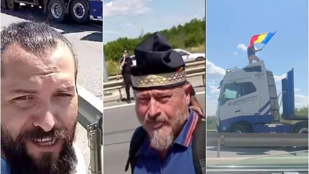 TRAFIC DAT PESTE CAP PE A1, DIN CAUZA UNUI PROTEST