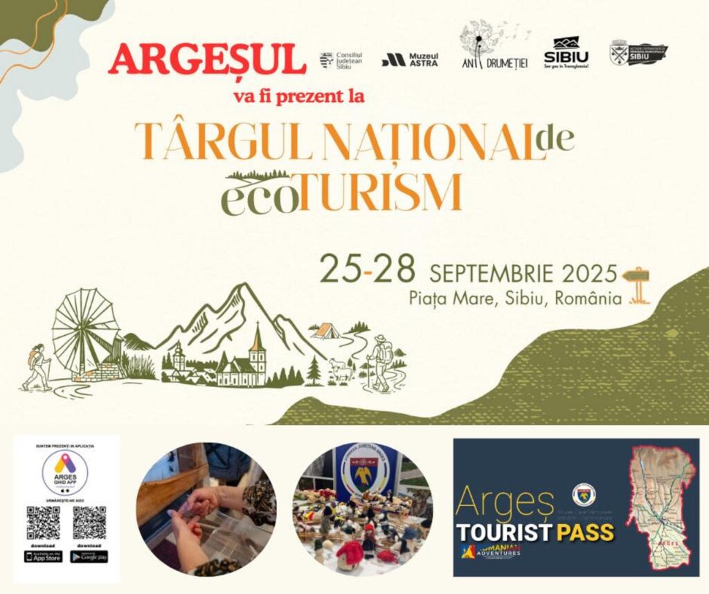 ARGEȘUL- PREZENT LA TÂRGUL NAȚIONAL DE ECOTURISM DE LA SIBIU