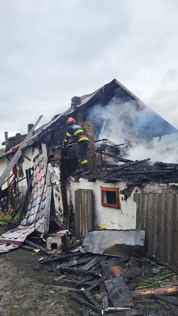 Incendii devastatoare într-o comună din Argeș