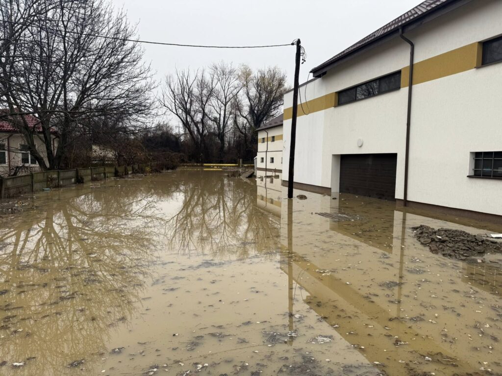 Râul Doamnei a inundat Piteștiul! Zeci de gospodării sub ape după ploile torențiale