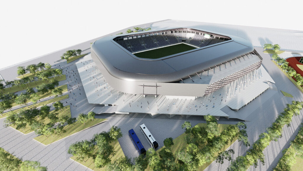 Veste excelentă pentru suporteri! Lucrările la stadionul „Nicolae Dobrin” avansează rapid. Primarul Cristian Gentea: „Sunt șanse mari să fie gata înainte de termen!”