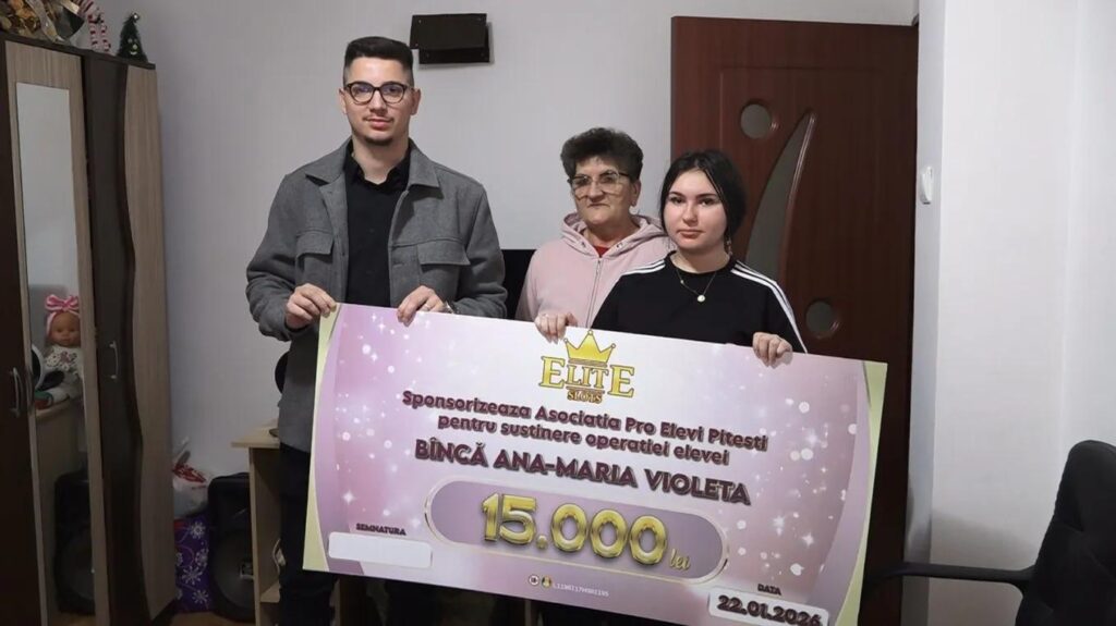 ELITE SLOTS SPRIJIN PENTRU O ELEVĂ DIN PITEȘTI