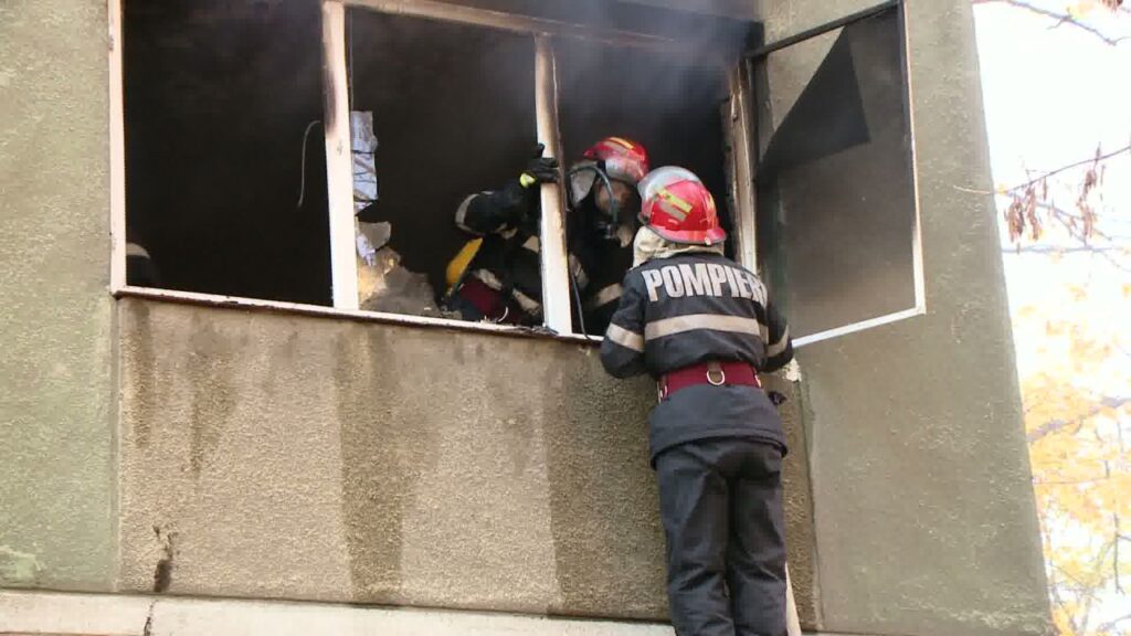 INCENDIU ÎNTR UN APARTAMENT DIN TRIVALE