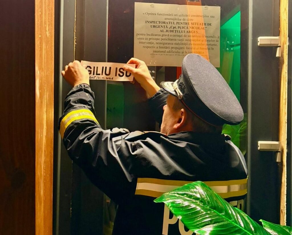 Sancțiune în cuantum de 30.000 de lei aplicată de inspectorii de prevenire ai ISU Argeș!