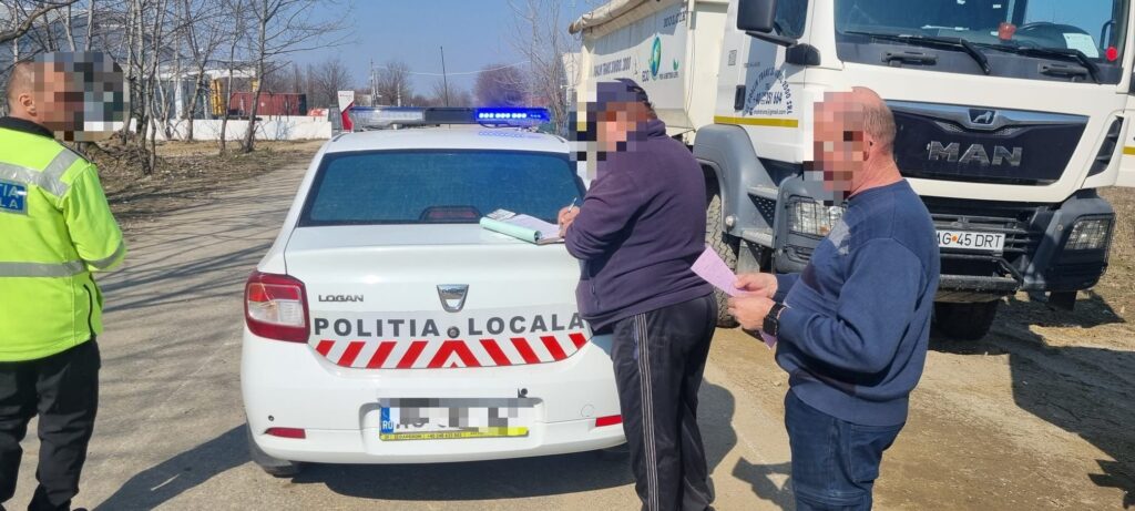 Poliția Locală Pitești sancționează nerespectarea normelor de curățenie pe șantierele din oraș