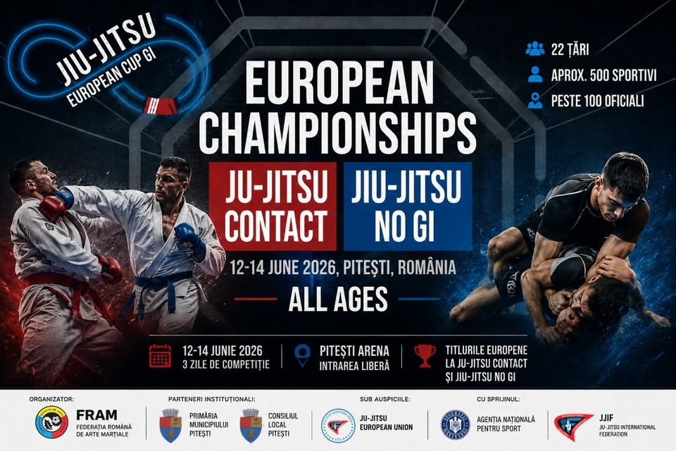 Pitești va fi capitala europeană a ju-jitsu-ului în perioada 11-14 iunie.