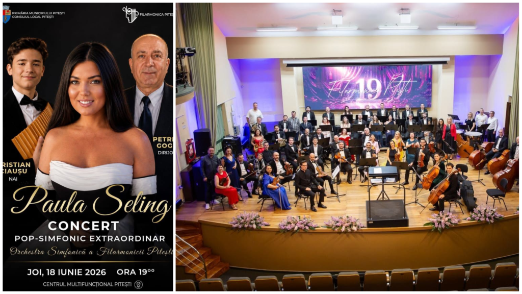 Final de stagiune spectaculos la Filarmonica Pitești! Paula Seling cântă cu casa închisă înaintea concertelor estivale
