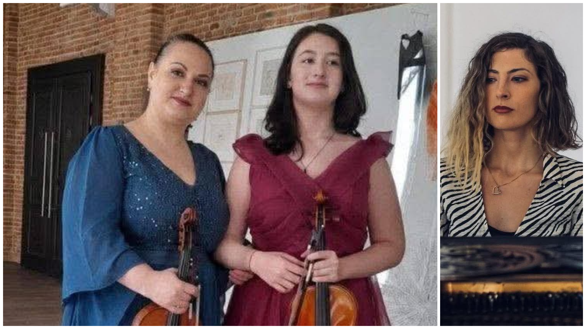 Recital de muzică de cameră la Filarmonica Pitești, susținut de Alexandra Mirea, Maria Gabriela Mirea și Ana Nedelcu