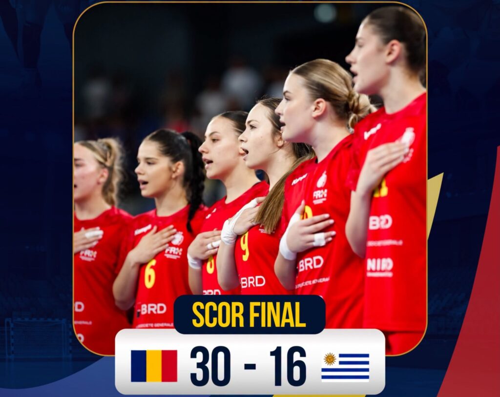 România a debutat cu victorie la Pitești Arena! Tricolorele au început în forță Campionatul Mondial de Tineret
