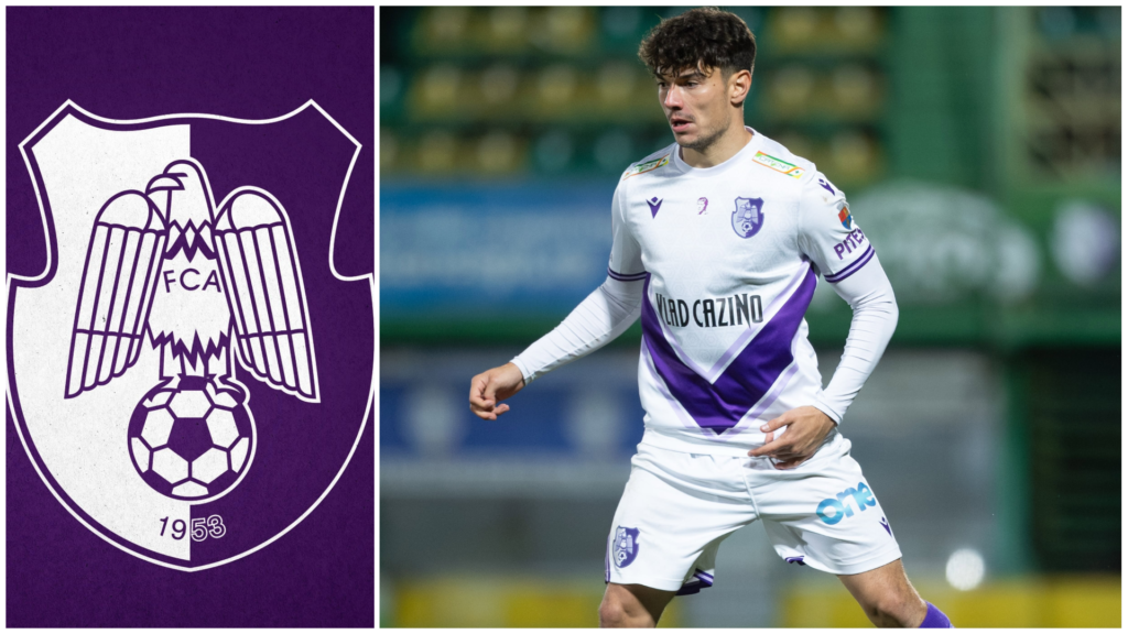 FC Argeș s-a despărțit de mijlocașul Jakov Blagaić! Contractul a fost reziliat pe cale amiabilă
