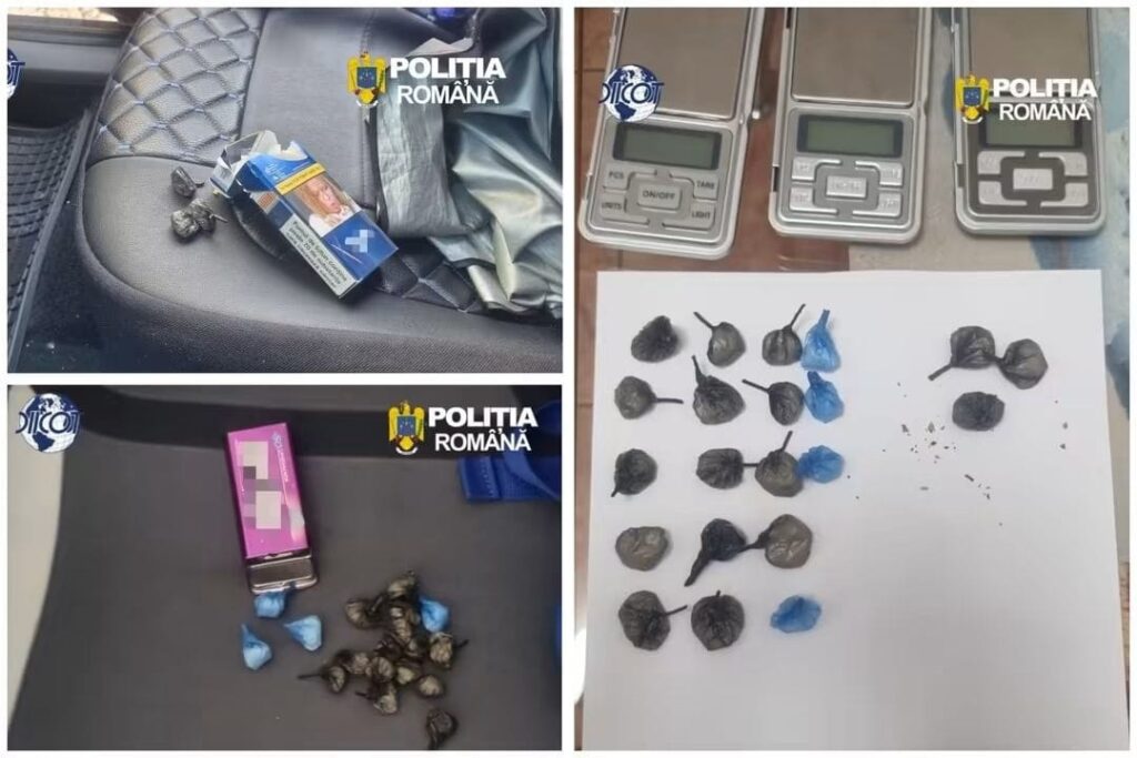 Trafic de cocaină la Pitești! Doi bărbați au fost arestați preventiv în urma unui flagrant
