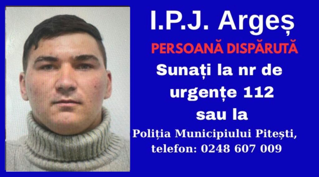 Tânăr de 28 de ani din comuna Uda, căutat de poliție după ce a dispărut de acasă din luna iunie