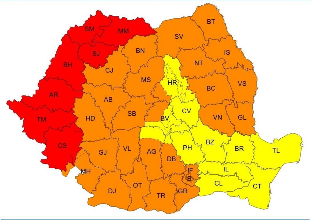 Restricții de circulație joi pentru mașinile de peste 7,5 tone în șapte județe din vestul țării