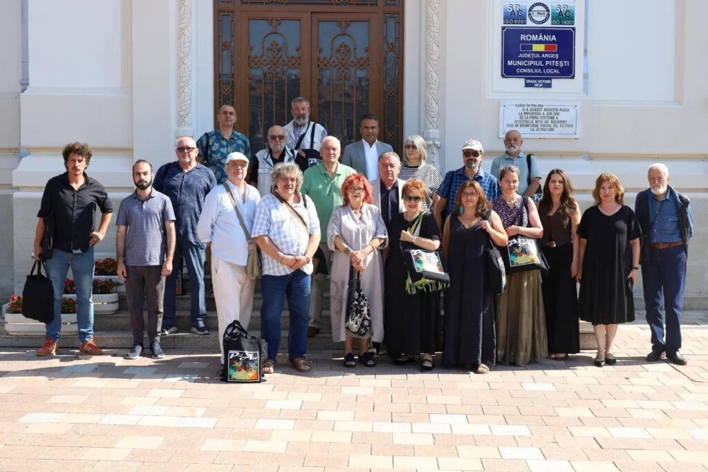 Artiști din România, Irak și Ungaria, primiți la Primăria Pitești! A început ediția a XI-a a Taberei Internaționale de Creație Plastică PITART