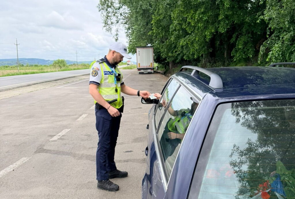Șofer din Slatina, prins cu 117 km/h pe un drum din Argeș
