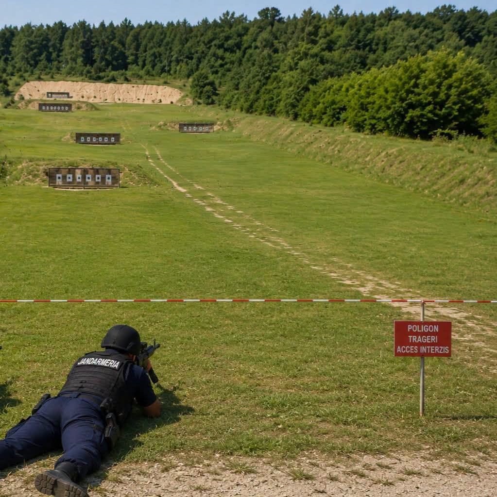 Anunț pentru Argeș: Se desfășoară exerciții de tragere cu armament la poligonul Mioveni
