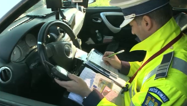 Permis provizoriu străin: șofer depistat la volan pe Calea Craiovei